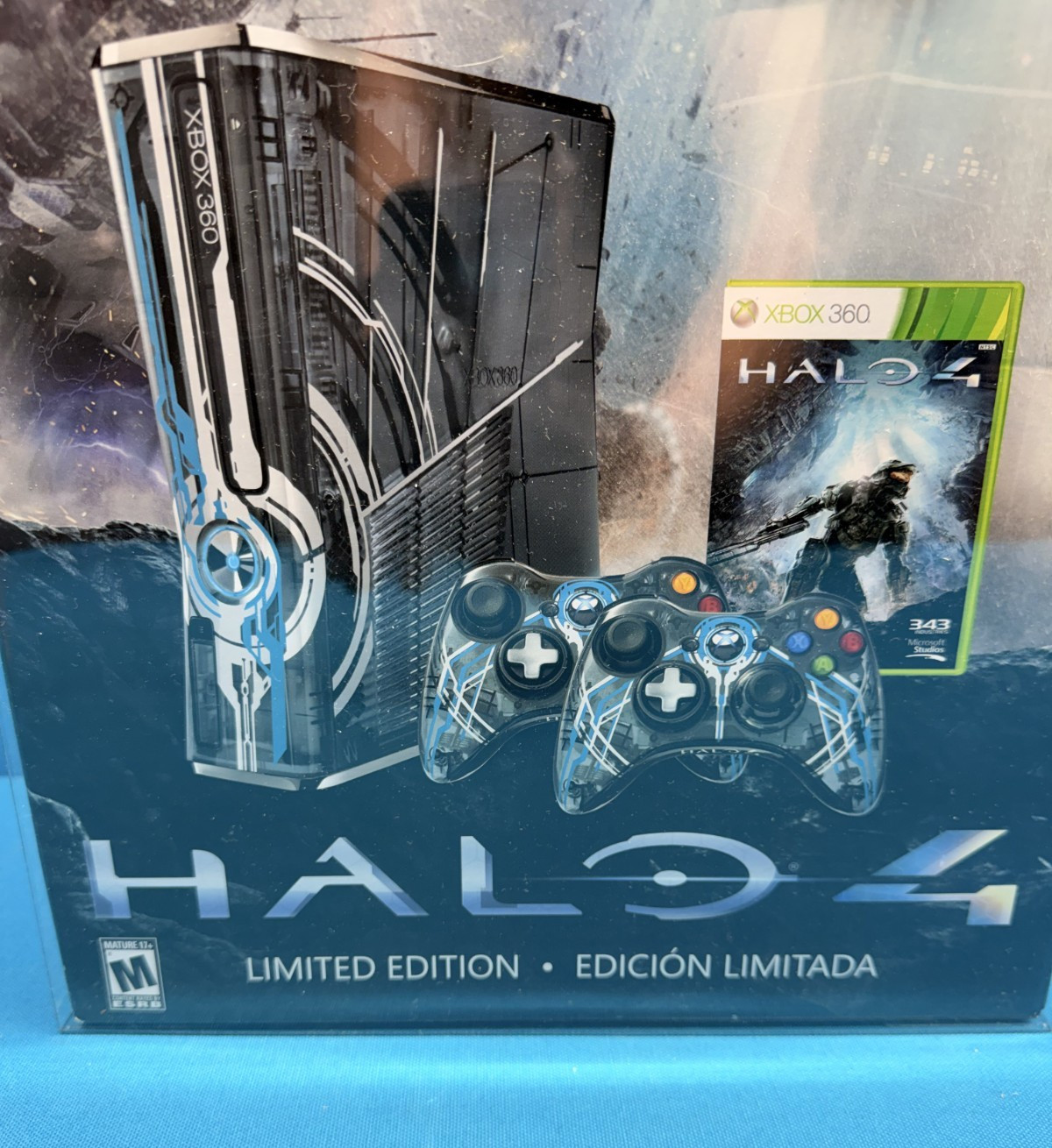 Xbox 360 320GB Halo 4 Bundle – Console Headset Controllers & Game