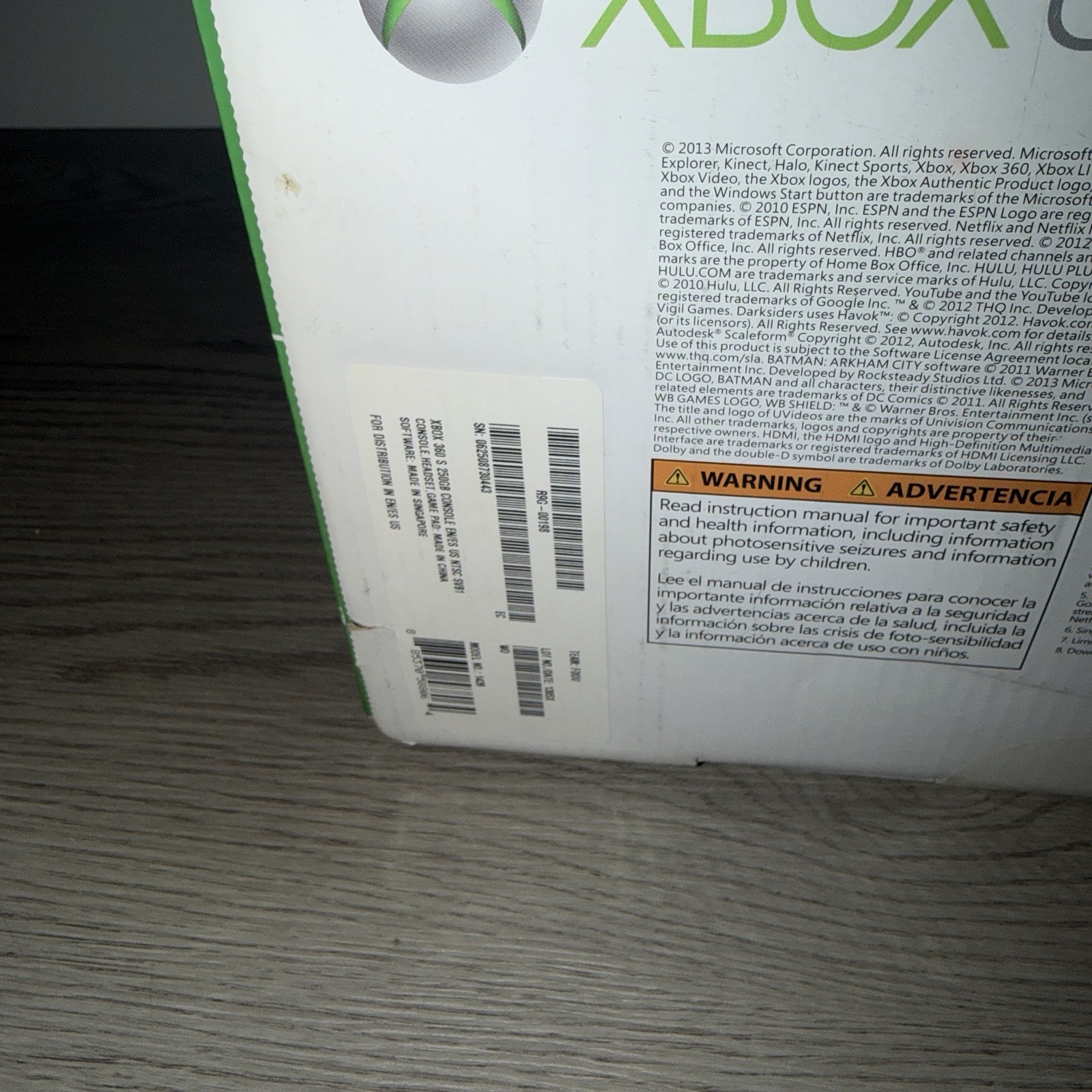 Microsoft Xbox 360 Slim S 250GB Console System Open Box 🔥 «Spring Value Bundle»
