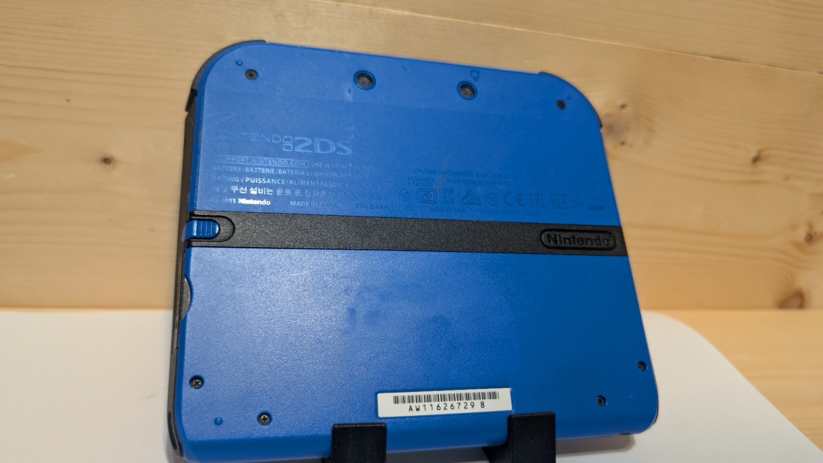 Nintendo 2DS Blue/Black US Version W/Cable *Tested*
