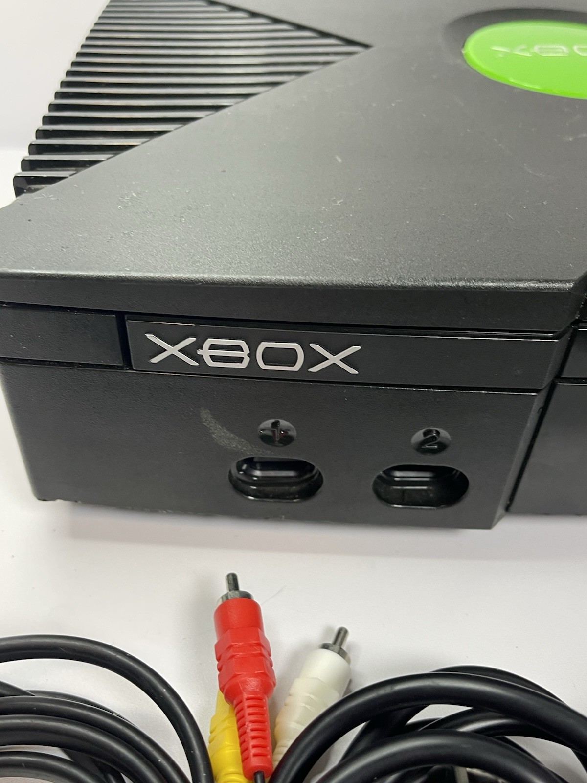 Original Microsoft Xbox OG Black Console W/ Controller Tested READ DESCRIPTION