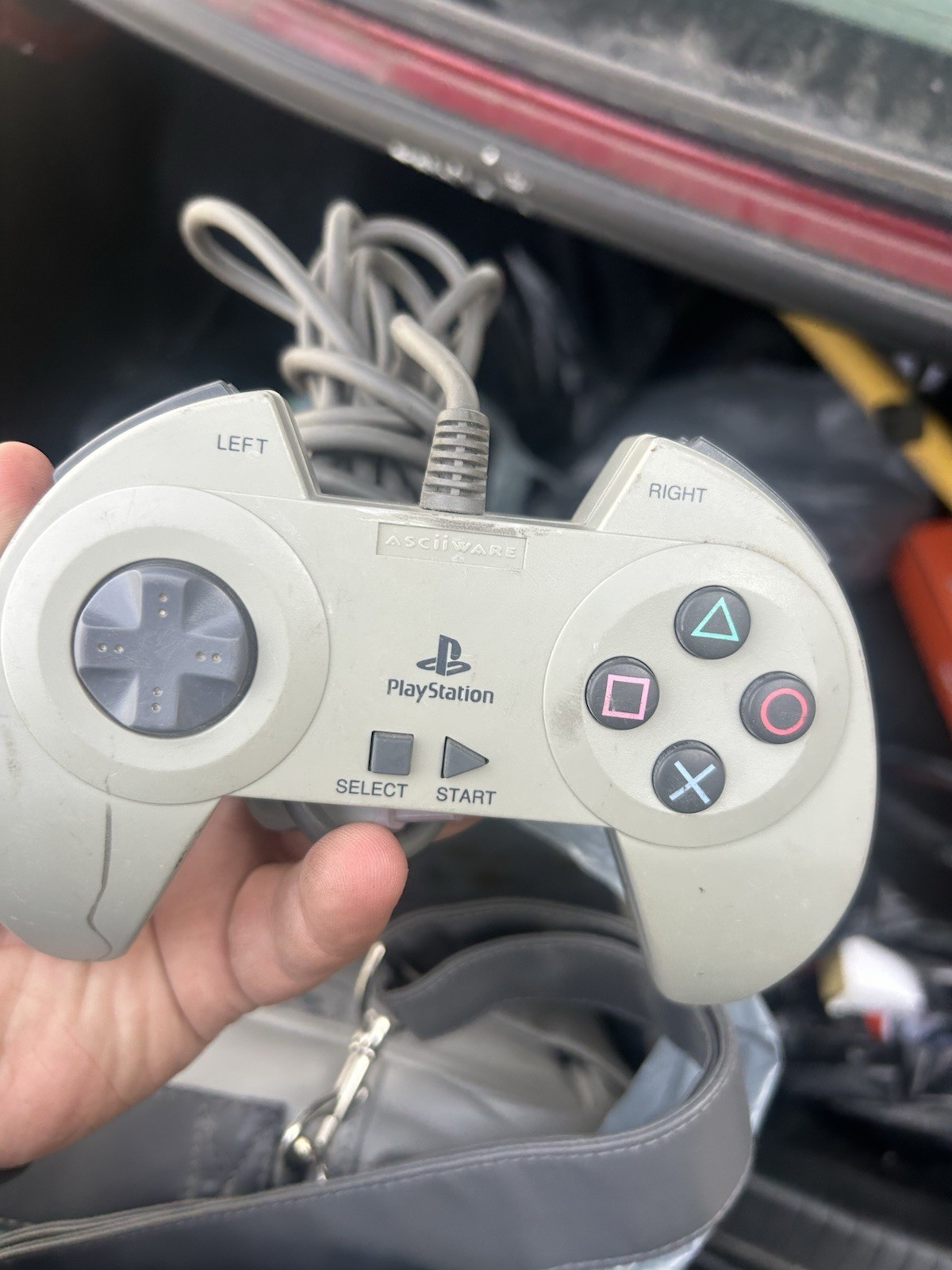 Rare PlayStation 1 Shoulder Bag W/ Ps1 New W/ Controller And Wires Tested& Works