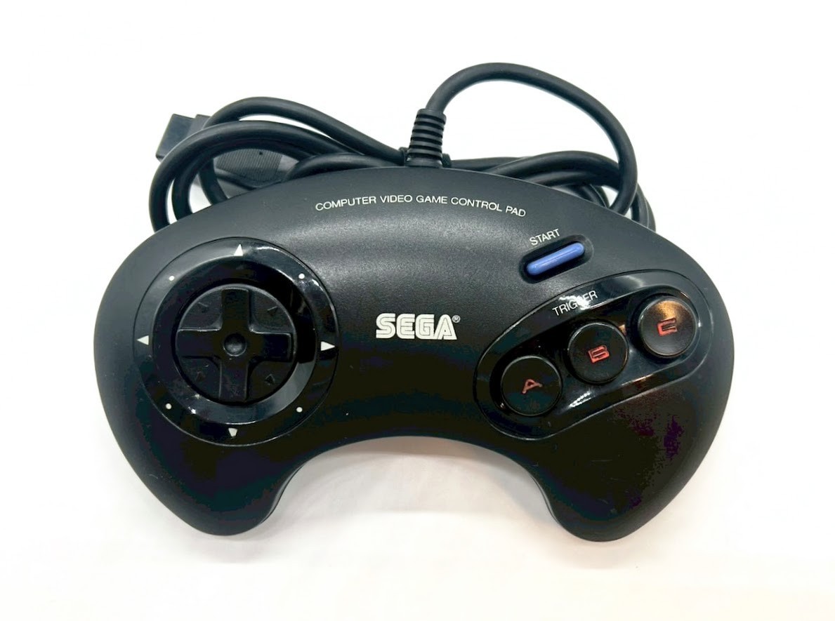 Sega Mega Drive Console HAA-2510 Controller Game Soft NTSC-J Japan #449