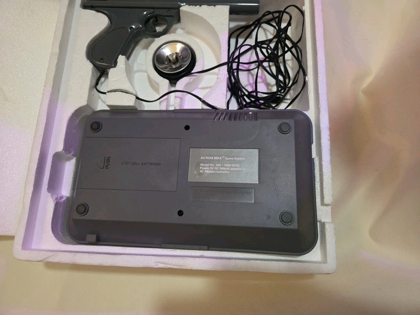 1987 Action Max The First Real Action Game System Complete w/ Sonic Fury