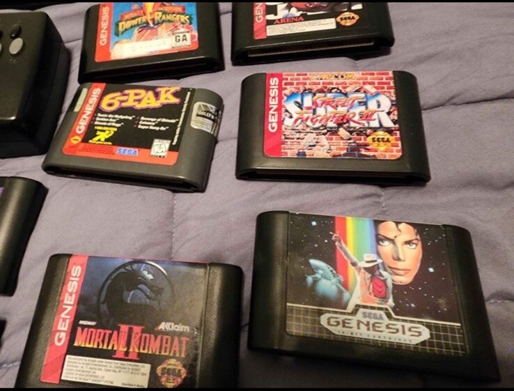 CLEAN! Sega Genesis Nomad With Battery Pack, 12 Games, Accessories, +!
