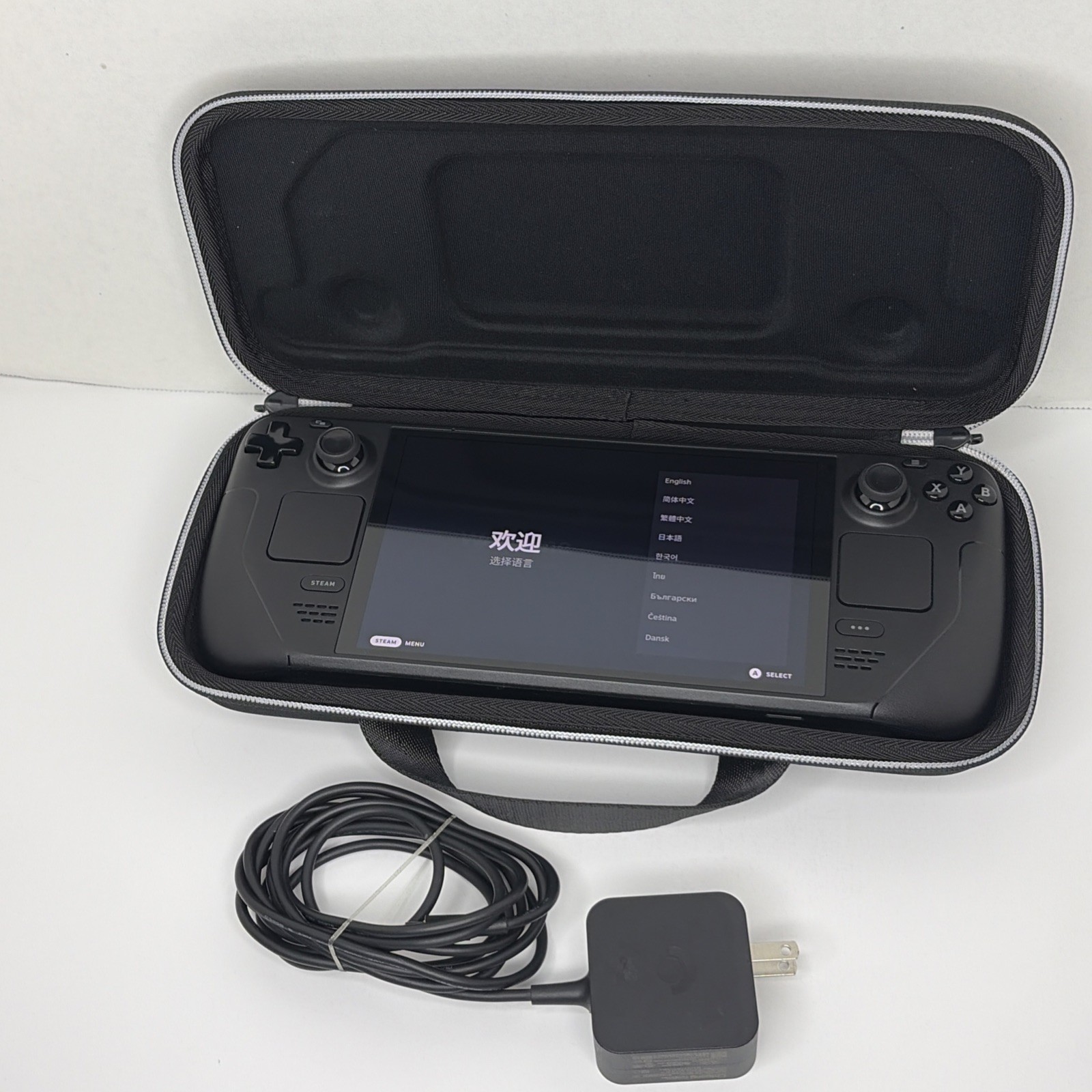 Steam Deck OLED 512GB ~ *EXCELLENT* condition Handheld Console W/Charger + Case
