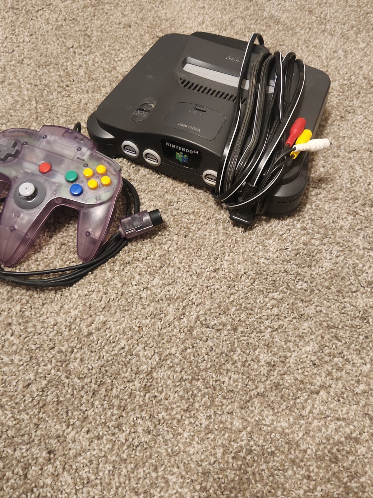 Nintendo 64 Console & Controller – Original – Works Great
