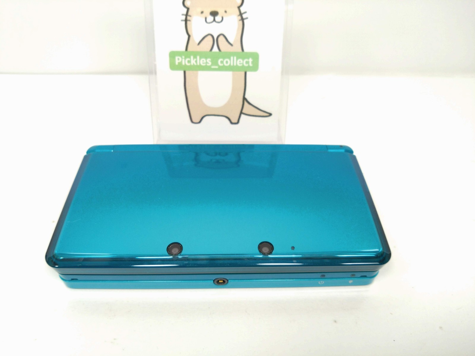 3DS Aqua Blue CTR-001 w/Charger 4GB Language Japanese Tested Nintendo 0525C