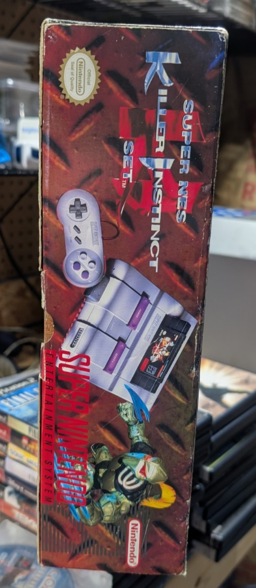 Super Nintendo (SNES) Killer Instinct Console Set – CIB IN BOX Matching Serial