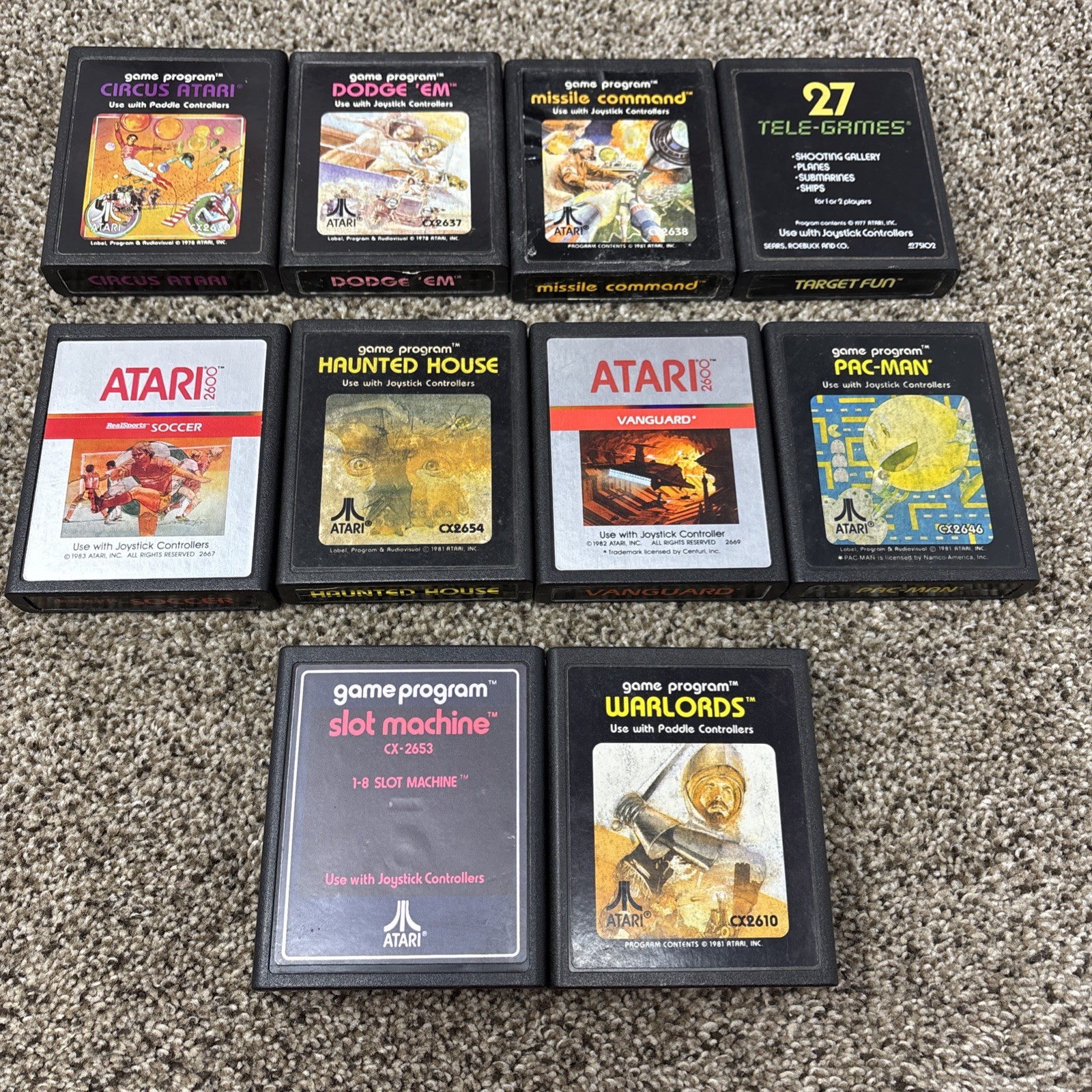 Atari 2600+ Plus Console BUNDLE Joystick Cables 50 games Joysticks HDMI Tested