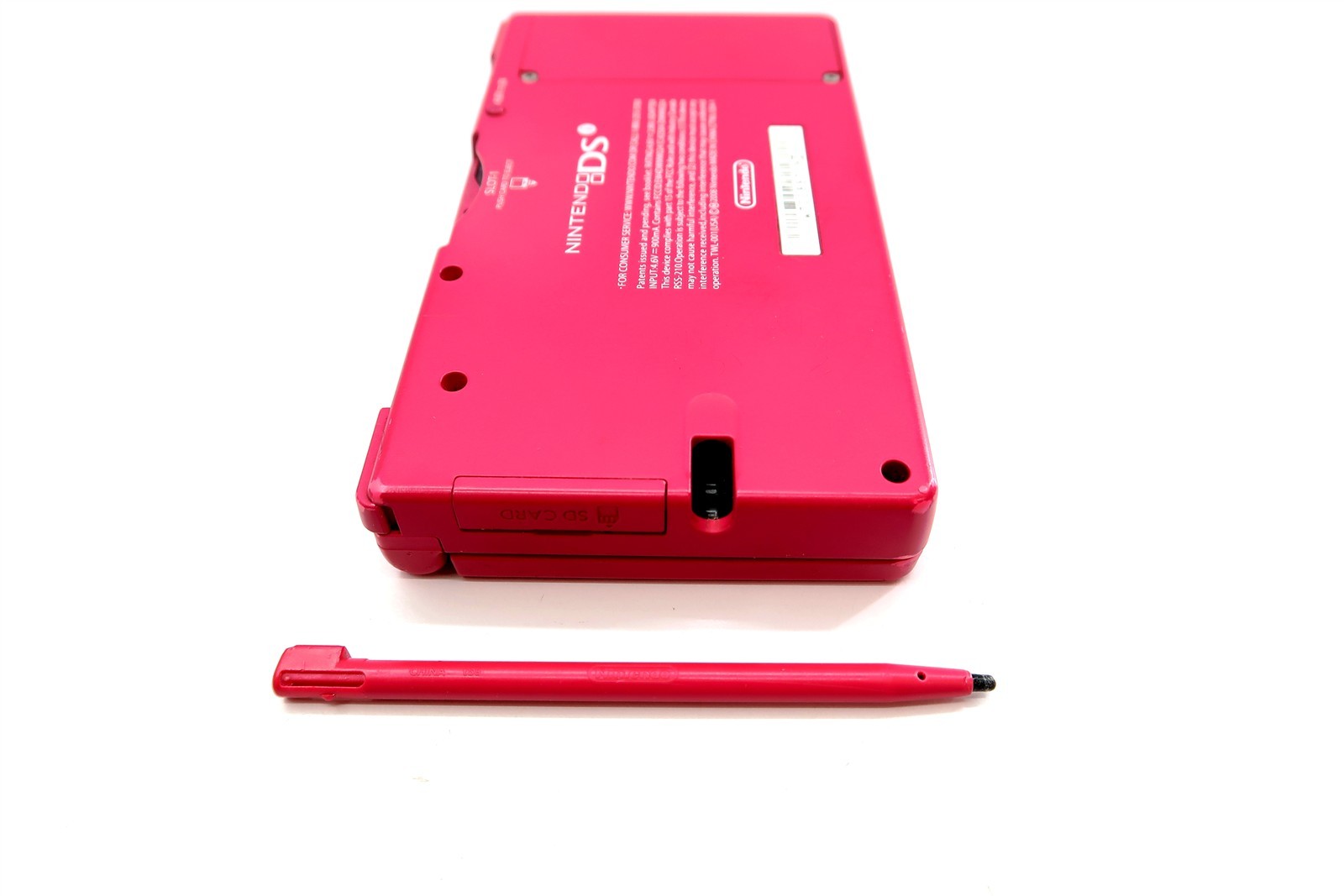 Nintendo PINK DSi TWL-001 Bundled With Original Box, 1 Game, New USB Charger