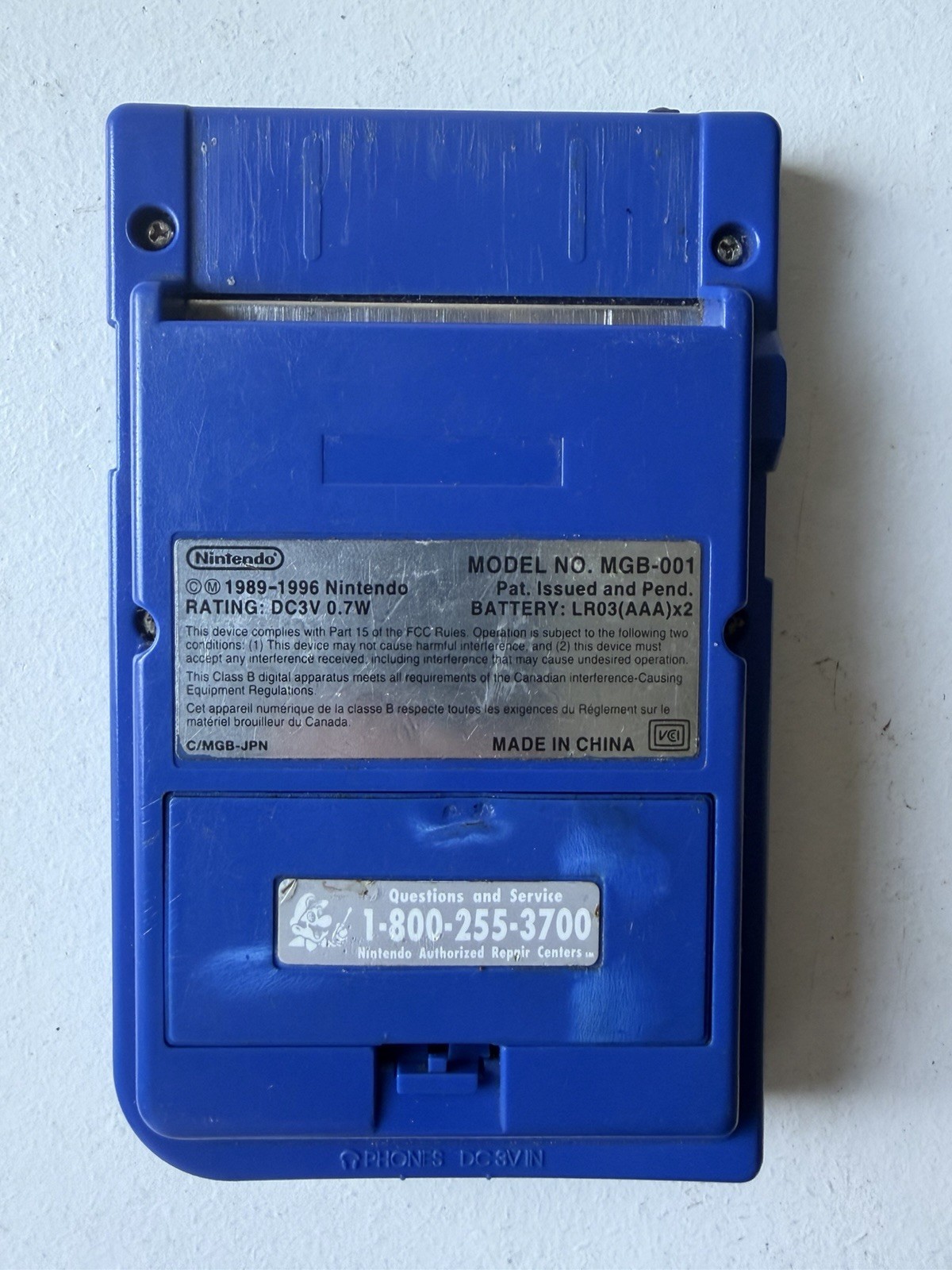 Nintendo Game Boy Pocket – Blue