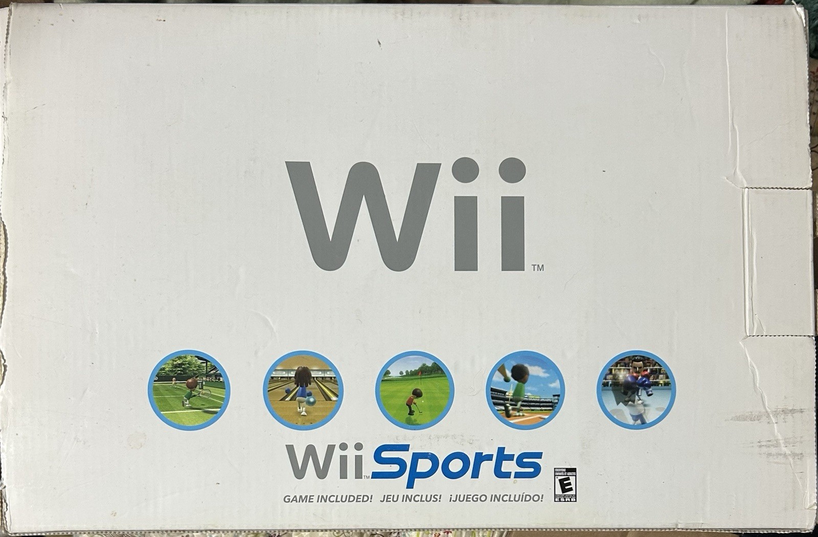 Nintendo Wii Sports White Home Console CIB Complete in Box Without Game-NICE!