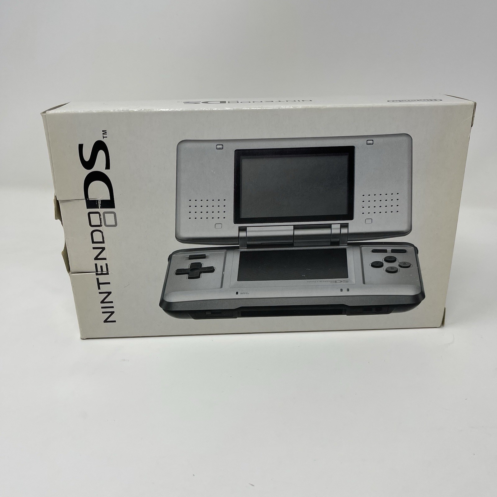 Silver Nintendo DS Original – (NTR-001 ) w/ Box – Good Condition – Japanese