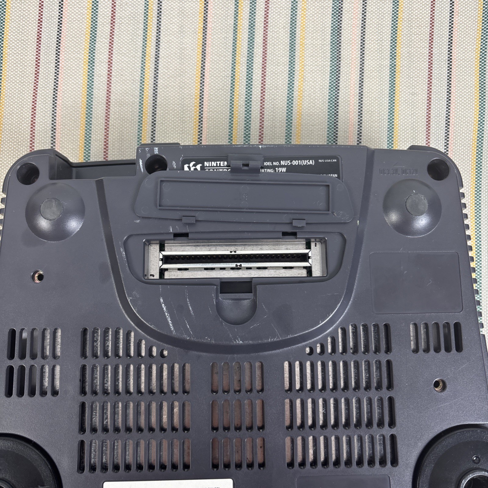 Nintendo 64 N64 Home Console ONLY Dark Gray Tested Works NUS-001 (USA)