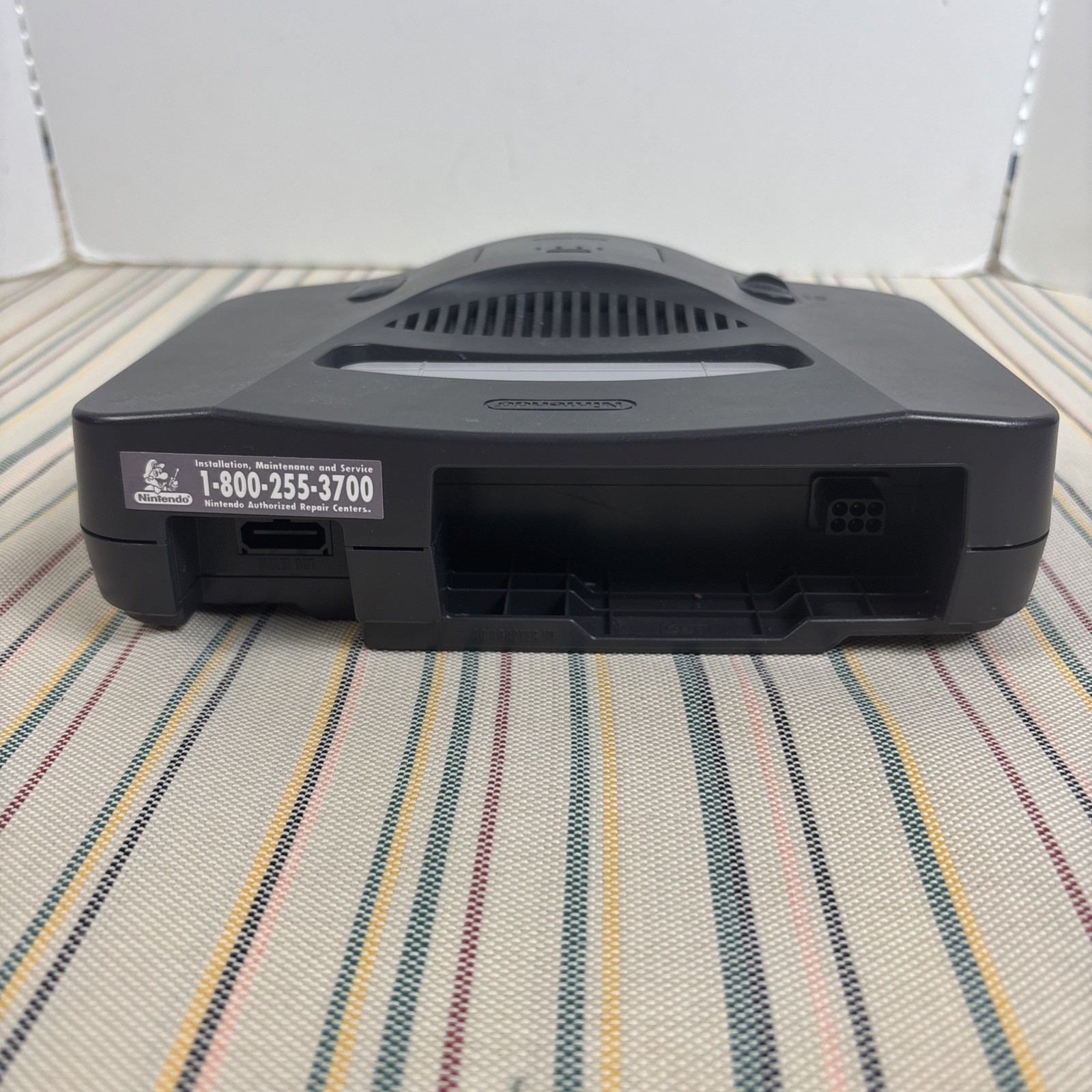 Nintendo 64 N64 Home Console ONLY Dark Gray Tested Works NUS-001 (USA)