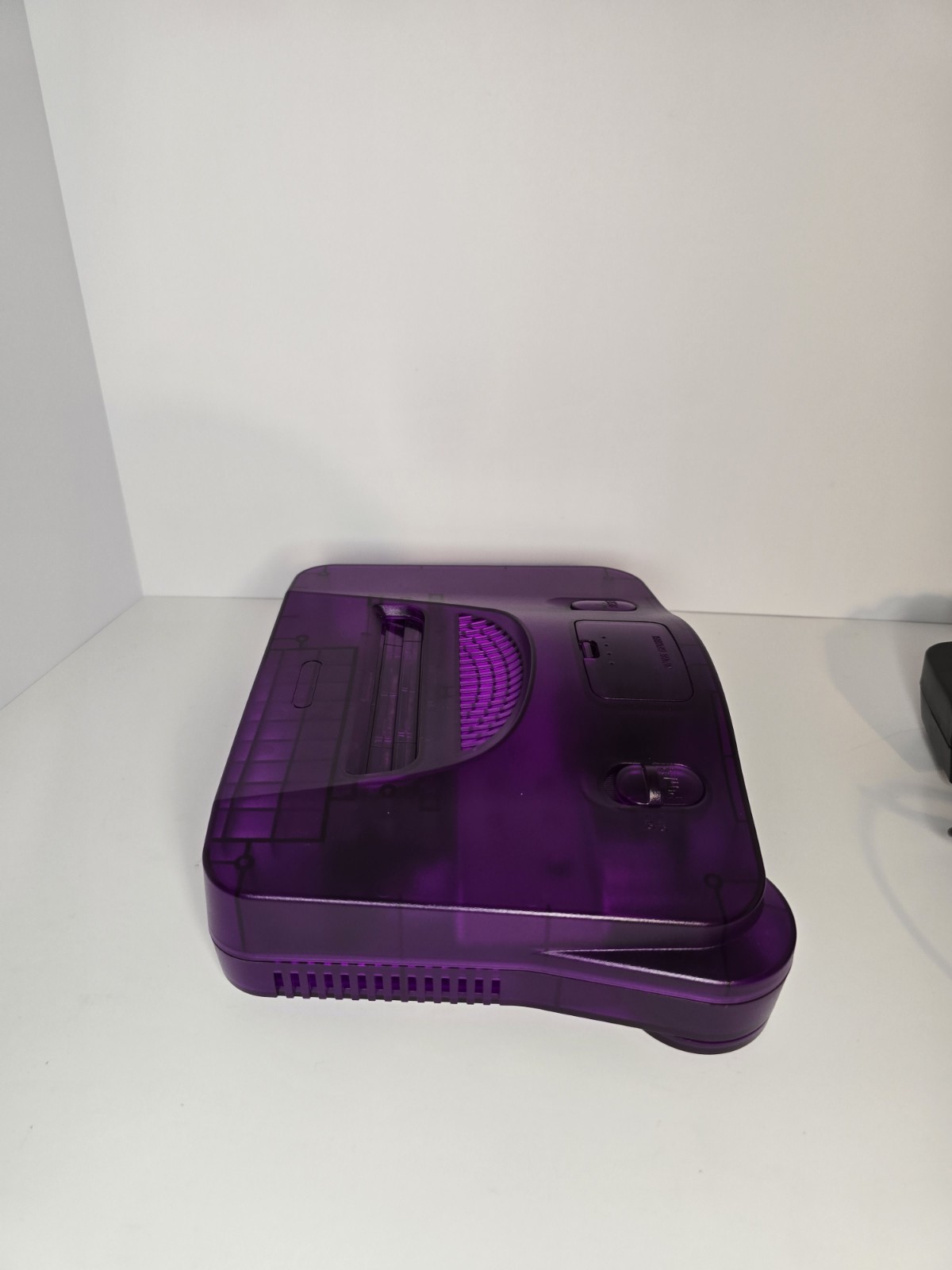 Purple Transparent N64 Console