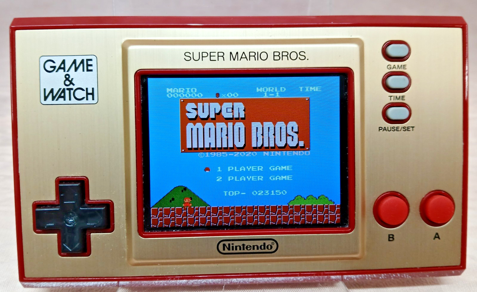 Nintendo Game & Watch Super Mario Bros Color Screen Handheld Console Tested