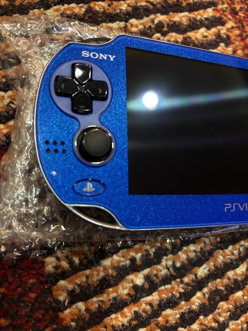 Excellent SONY PS Vita PCH-1000 Console Sapphire Blue