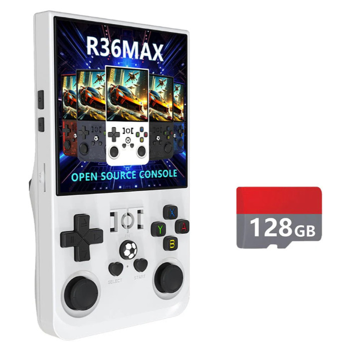 R36MAX Retro Handheld Console | Fully Loaded 128GB CFW | Power On & Play!