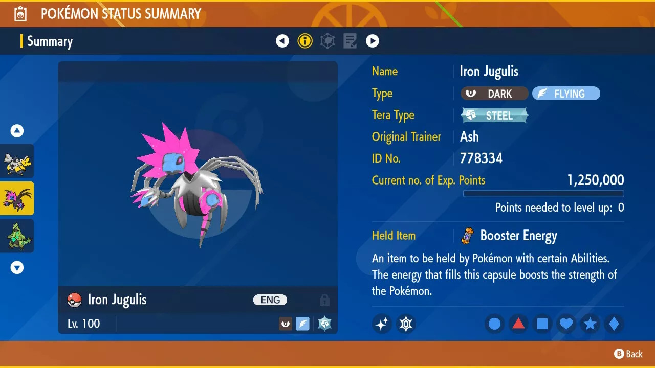 All Paradox Pokemon Scarlet and Violet 6iv Shiny Trained Non Shiny BattleReady🌟