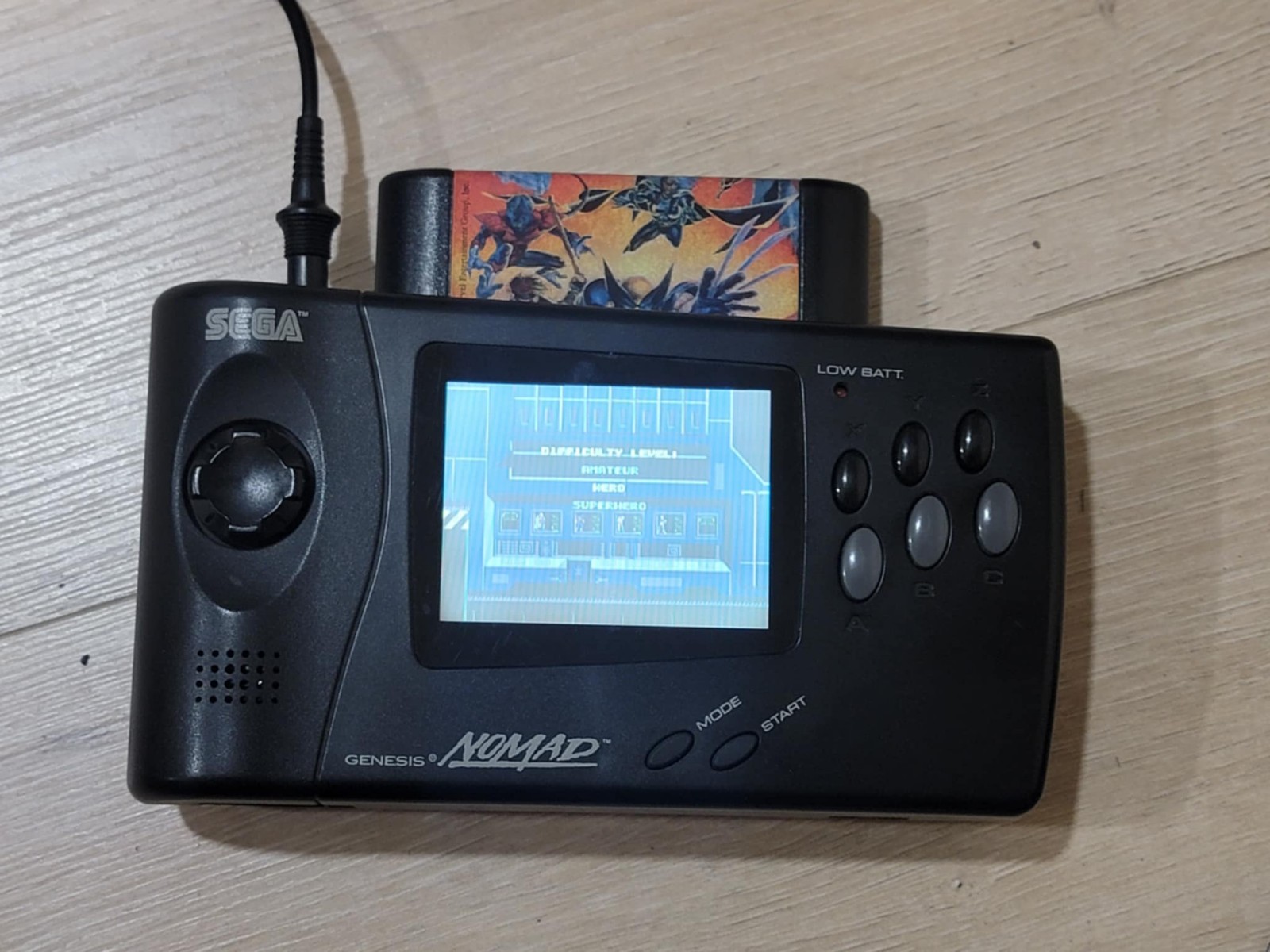 Sega Nomad Handheld System Black MK-6100 Tested Working! With Battery Pack