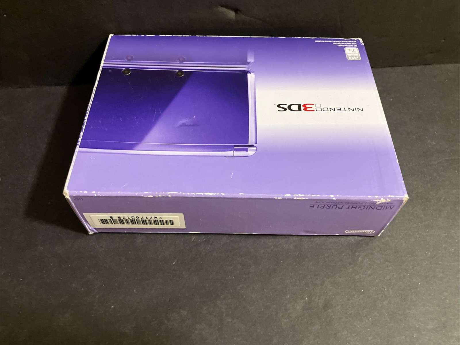 Nintendo 3DS Midnight Purple Handheld Console USA Version CIB Different Serial#