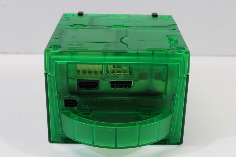 Nintendo Gamecube Clear Dark Green Console Controller AC AV Memory NTSC-U/C US