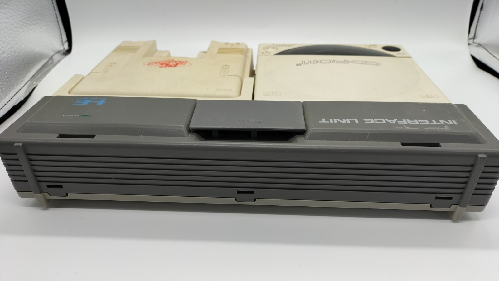 NEC PC Engine Interface Unit PI-TG001 CD-ROM2 IFU-30 HuCard Working/ CD not work