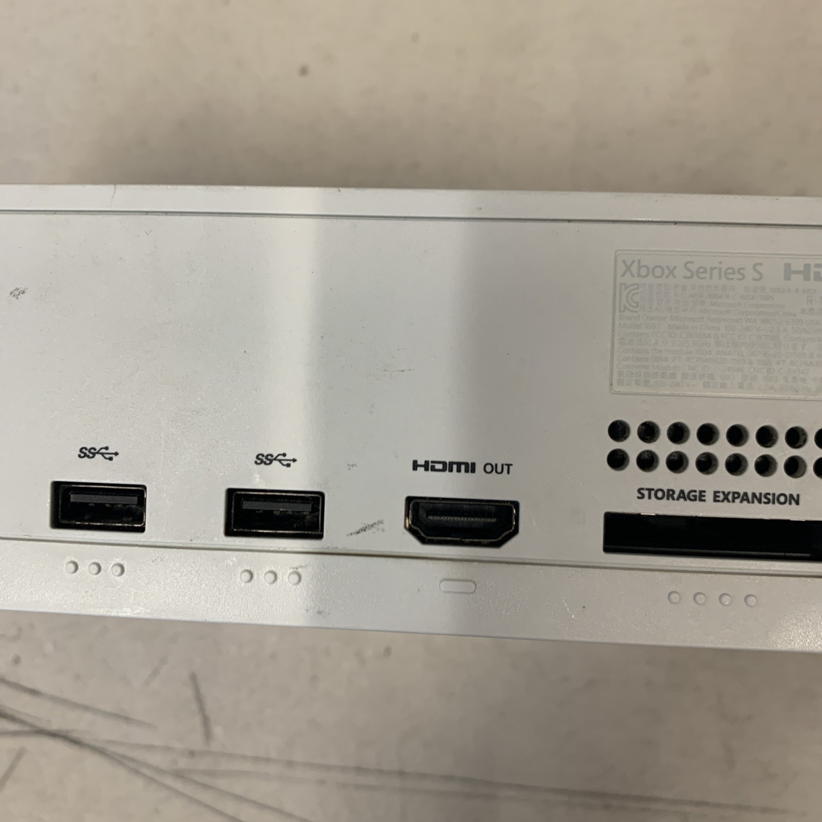 *FOR PARTS/REPAIR* Microsoft Xbox Series S 512GB White Console *READ*