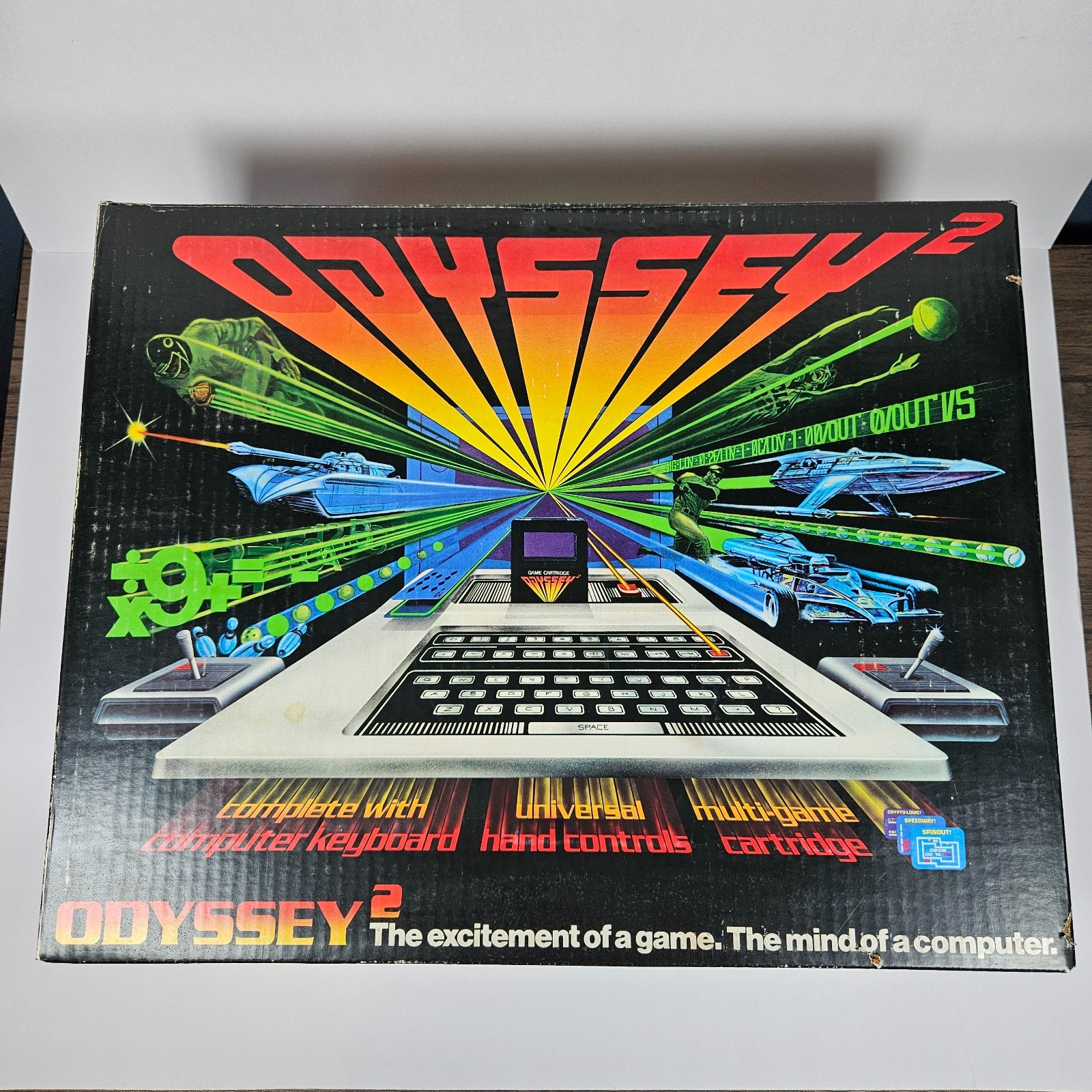 Magnavox Odyssey 2 CIB Launch Edition With Styrofoam, Plastic, and Paperwork