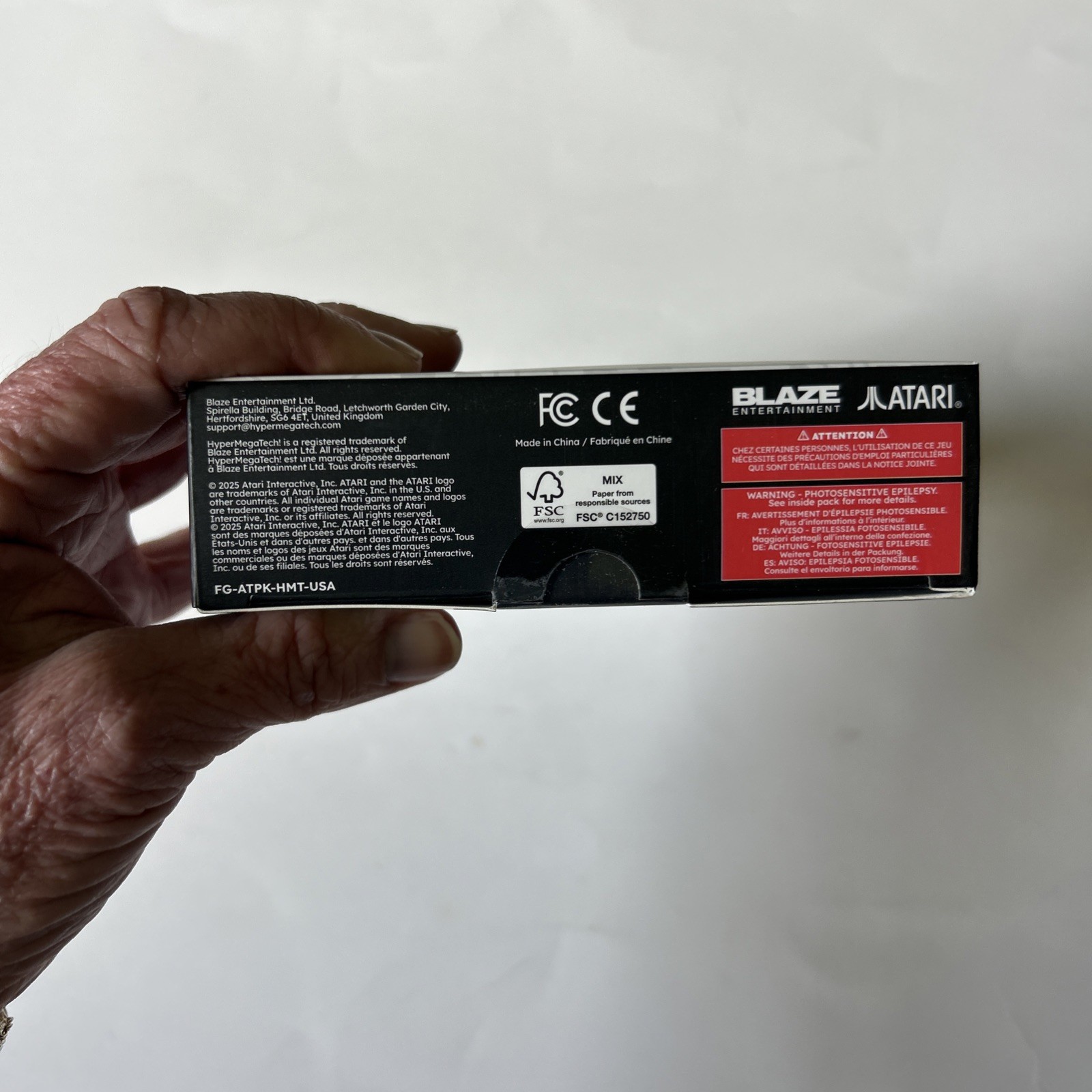 ATARI LE Super Pocket HYPER MEGA TECH-50 classic game-Recharge Battery-USB-C-NEW