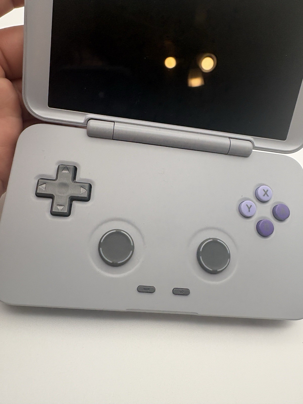 Retroid Pocket Flip Handheld Emulator Console 128GB W/ Charger Tested SNES GREY