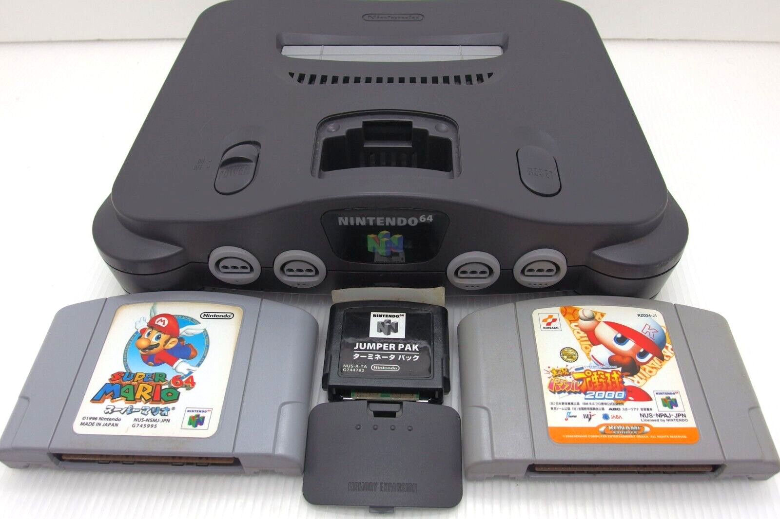 Nintendo 64 Gray Console Lot Plays USA Canada Japan regions Official N64