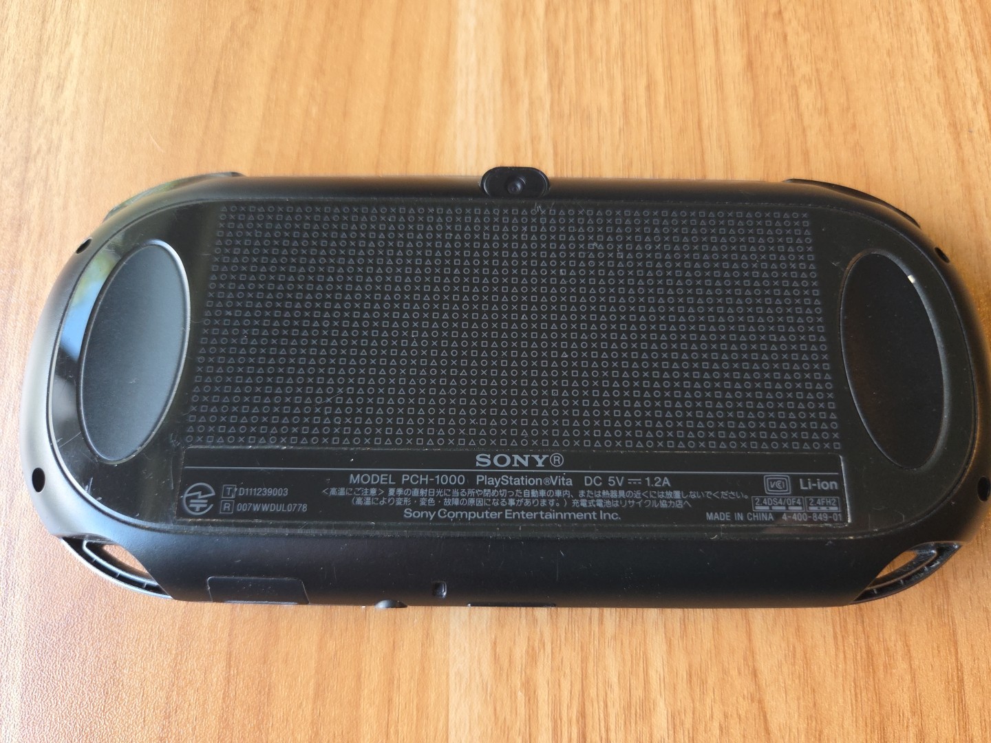 PlayStation PS VITA Console Wi-Fi Model Crystal Black PCH-1000 ZA01 US SELLER