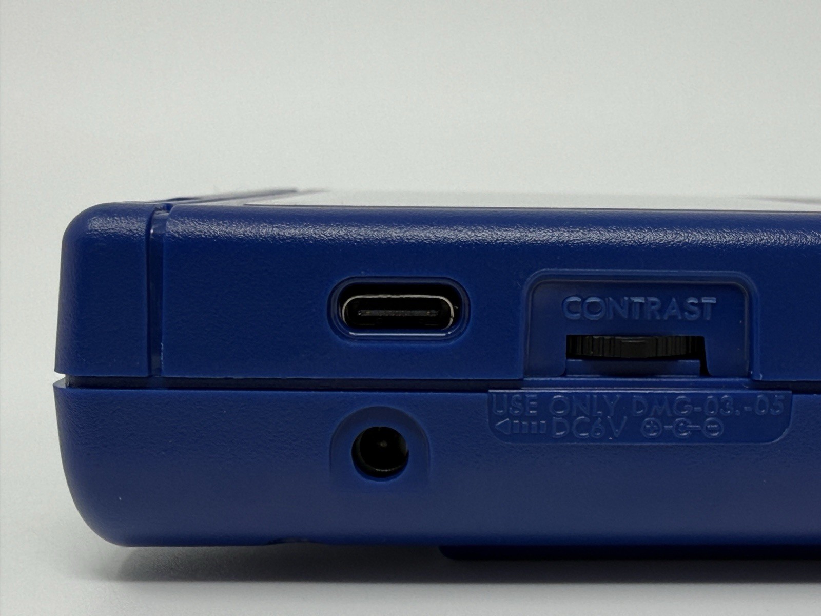 Nintendo Game Boy DMG-01 (Blue) *FunnyPlaying RetroPixel IPS LCD + USB-C Batt.*