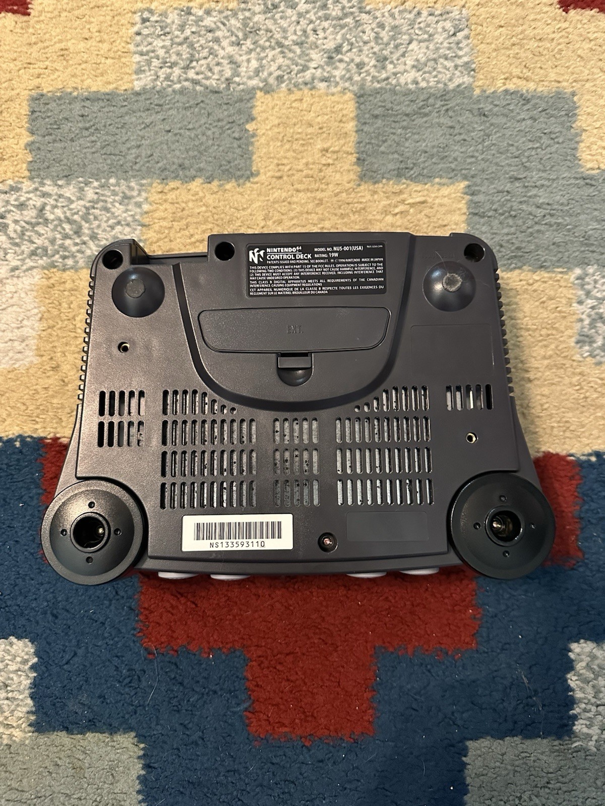 Nintendo 64 System 32MB Home Console – Charcoal Gray