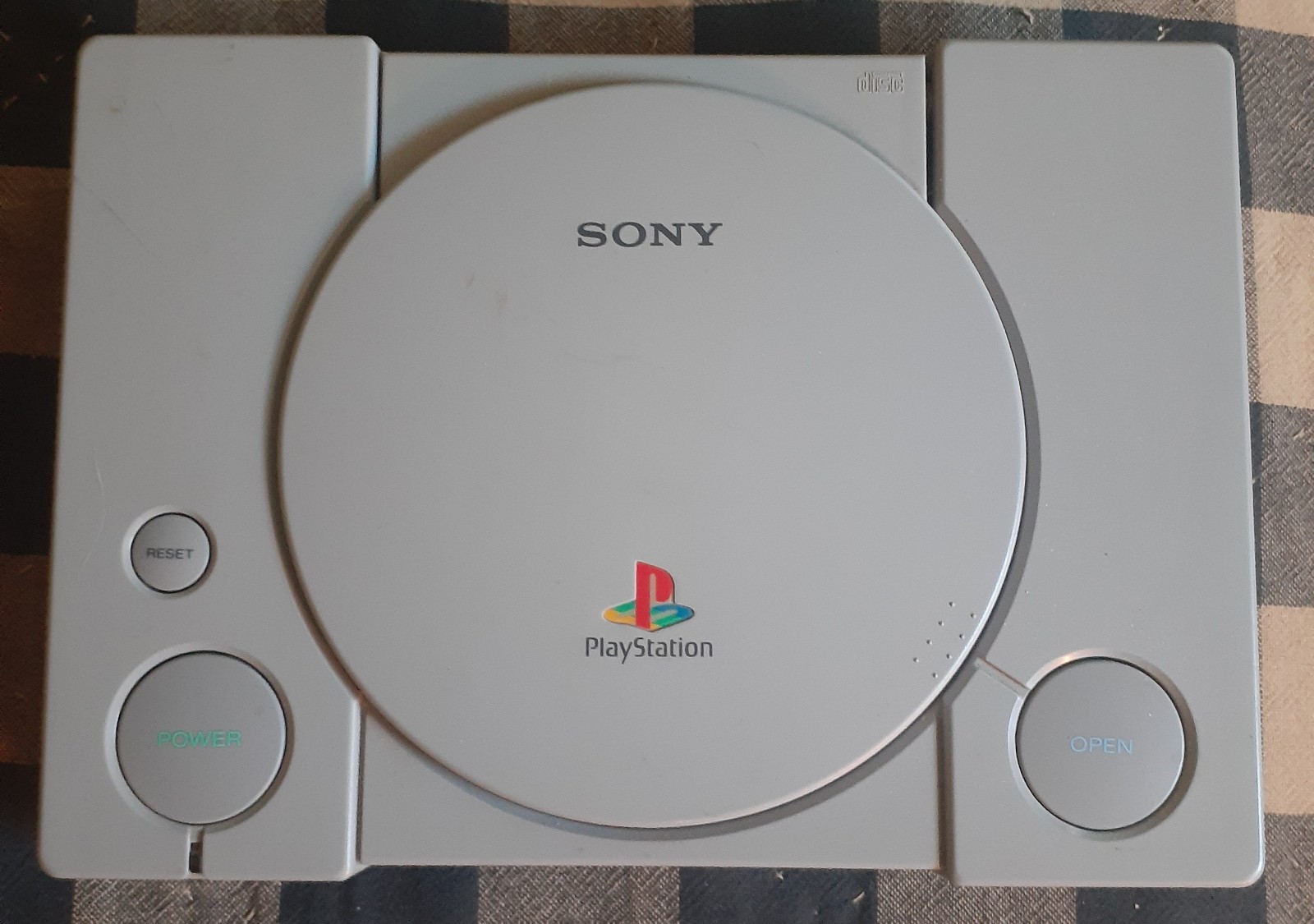 Sony Playstation Console / Untested / Power & AV Cables Included / Grey