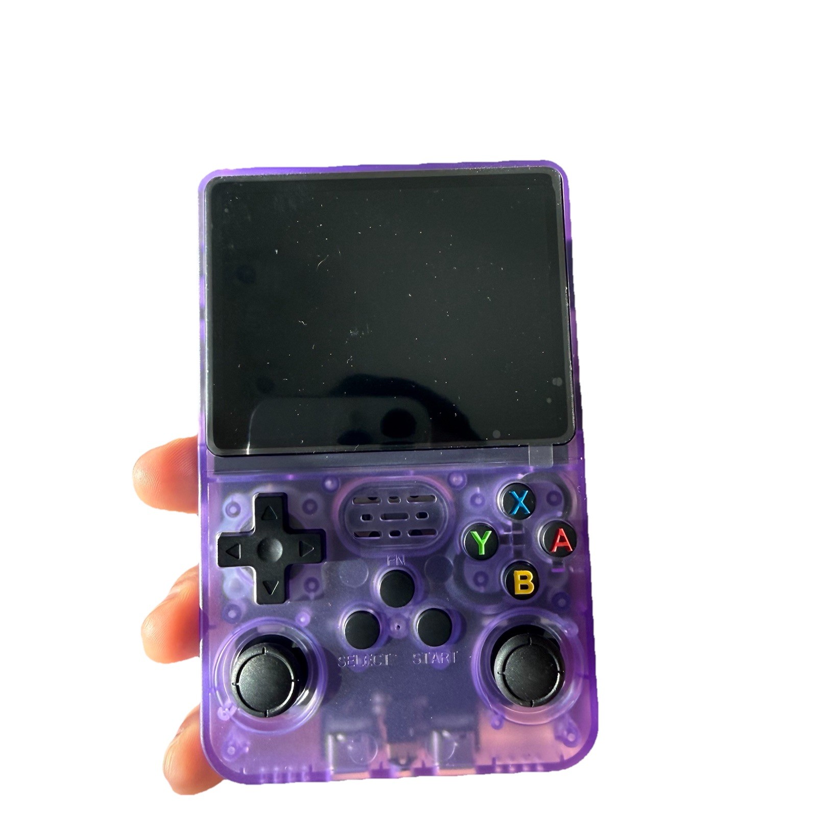 BrandNew Sealed Transparent Atomic Purple Retro Handheld Gaming Console R36S US