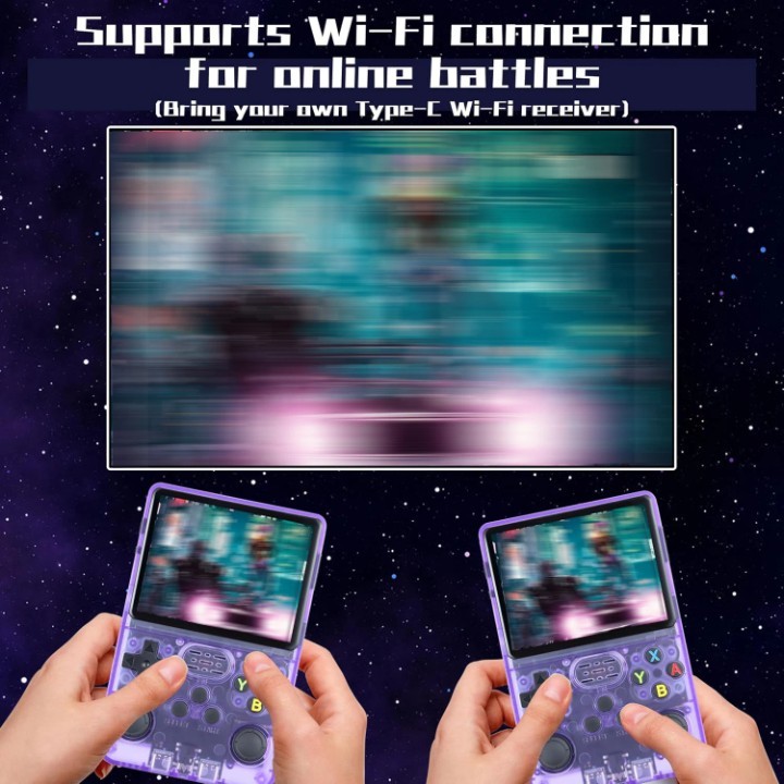 1500 Games Retro Classic R36 / HD 3.5 Inch IPS Screen 64Gb Portable Wi Fi
