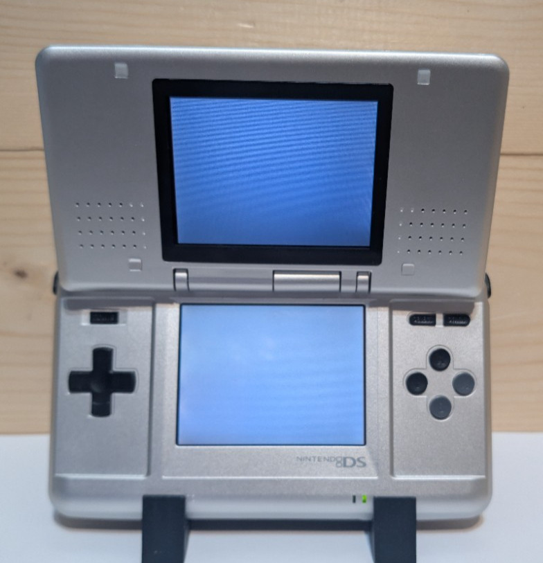 Nintendo DS NTR/Fat/Original Silver Reshelled W/USB Cable New Battery & USB-C