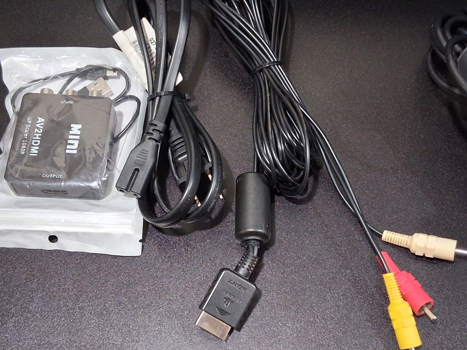 PS2 Model SCPH50001 HDMI PlayStation 2 Network Controller 6 Game Lot FAT Bundle