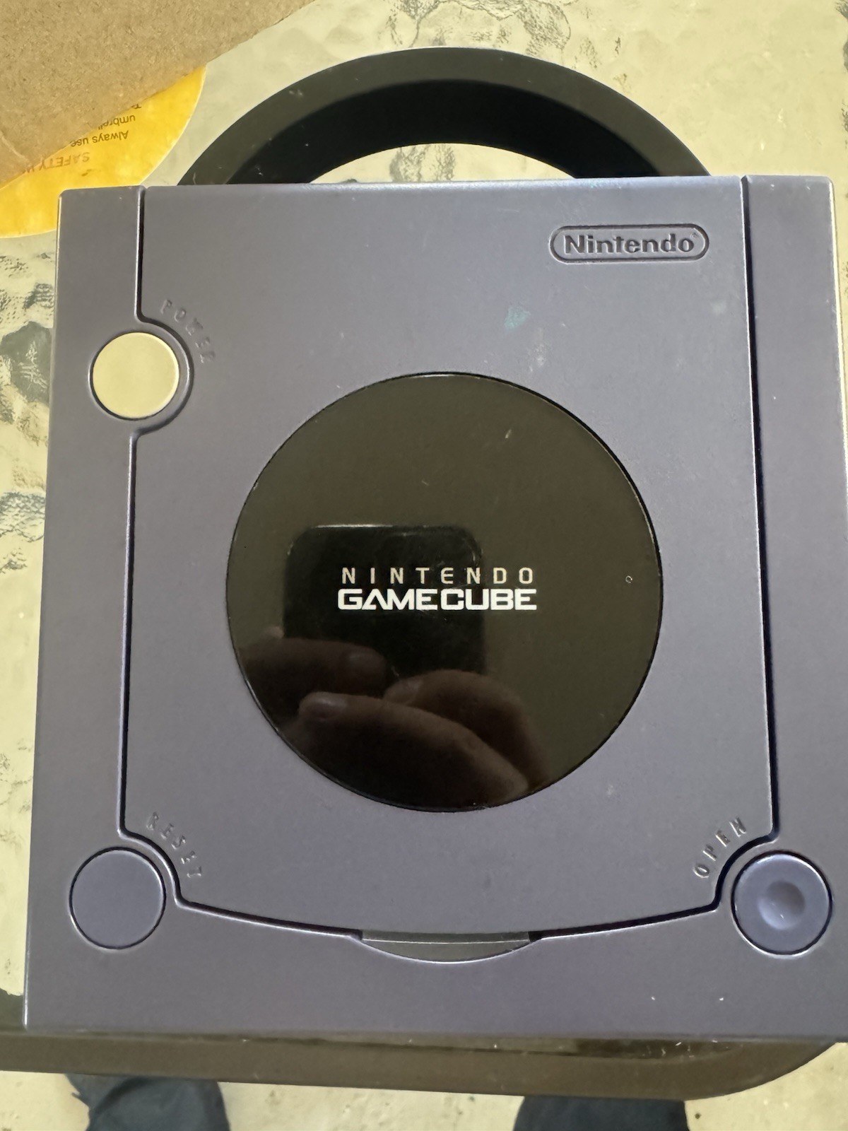 Nintendo GameCube Purple Console DOL-001 w/ Composite & Component RCA