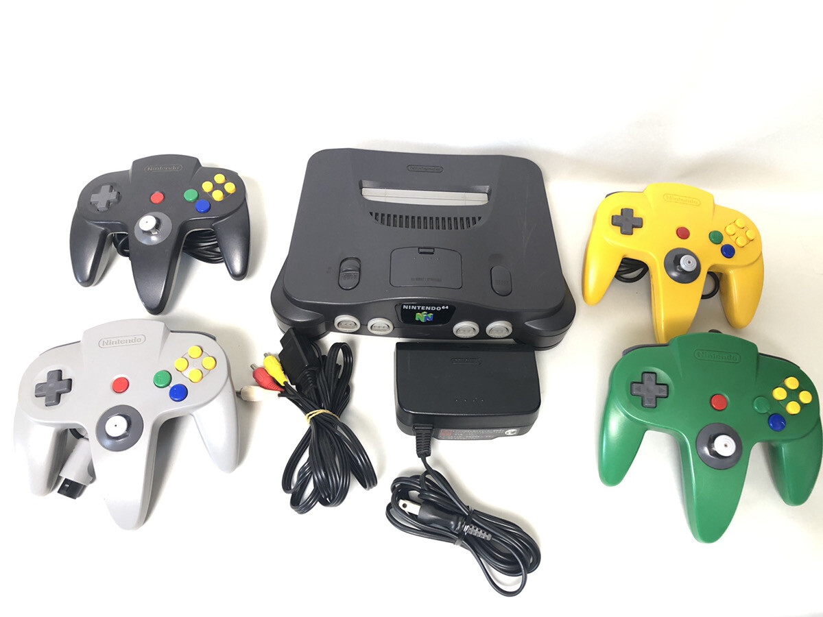 Nintendo 64 console N64 Region Free Smash Brothers Mario Kart include