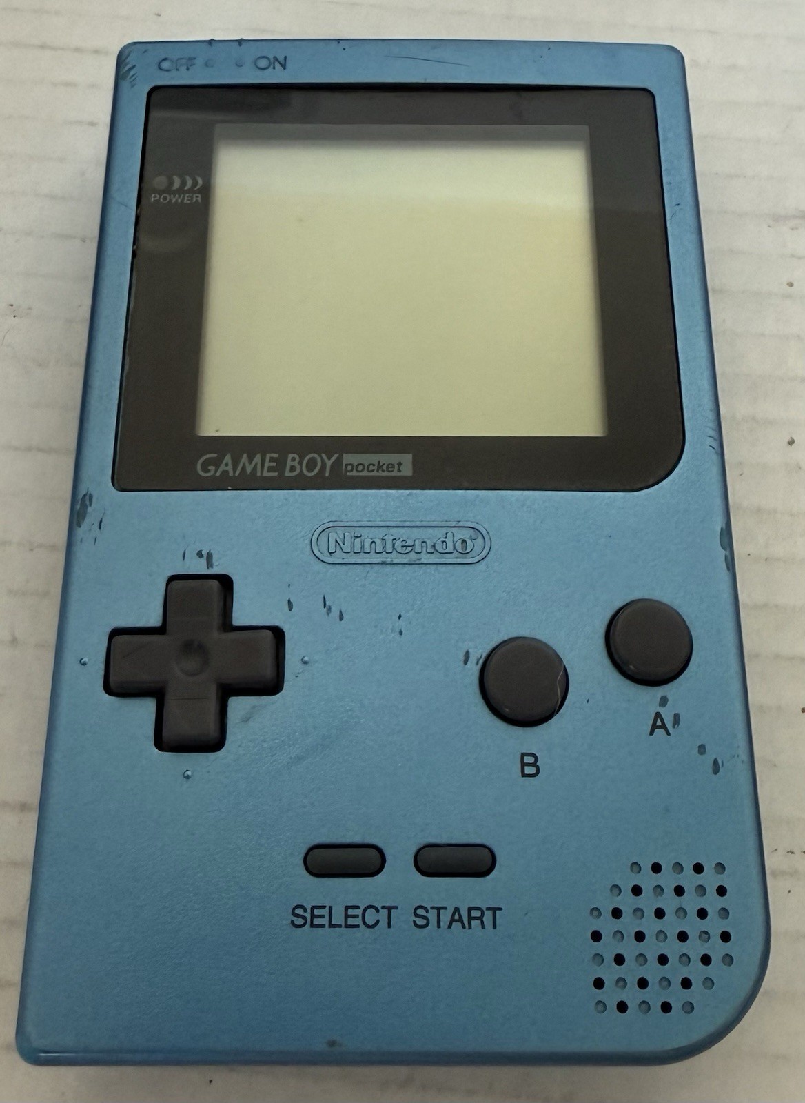 Nintendo Game Boy Pocket Limited Edition- Ice Blue MGB-001 – Authentic – Tested
