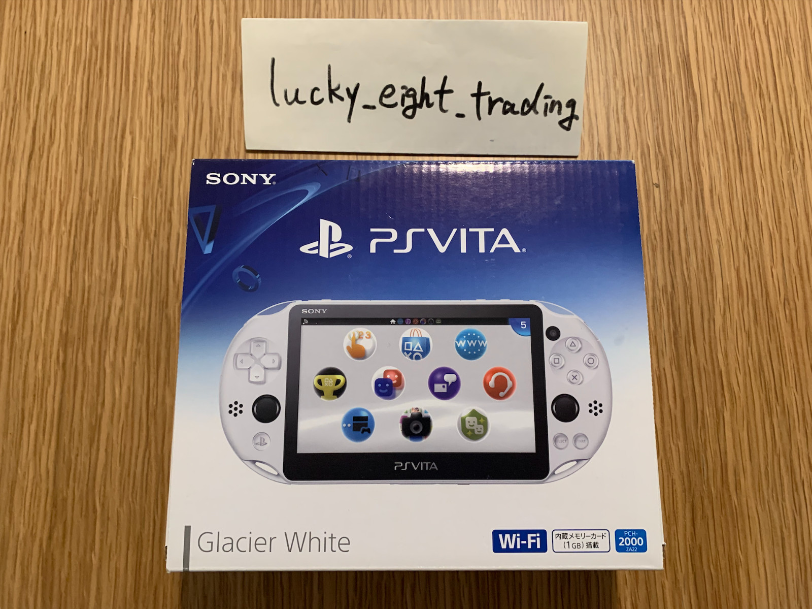 PS Vita Glacier White PCH 2000 ZA22 Console Charger Box PSV Slim [BOX]