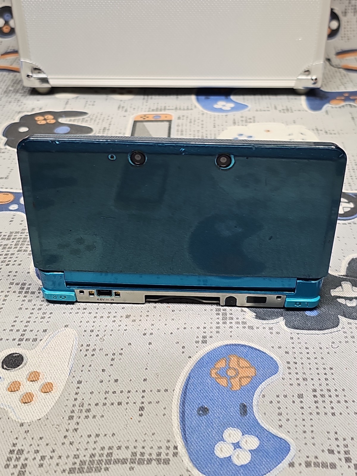Nintendo 3DS Aqua Blue Handheld Handheld Console System CTR-001 PACKAGE DEAL