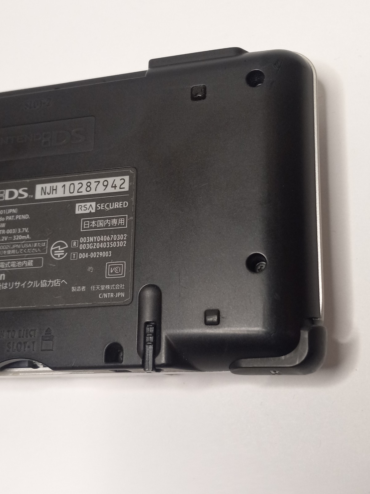Japanese Nintendo DS Fat NTR-001 (Silver) – Tested Working + Charger & Stylus
