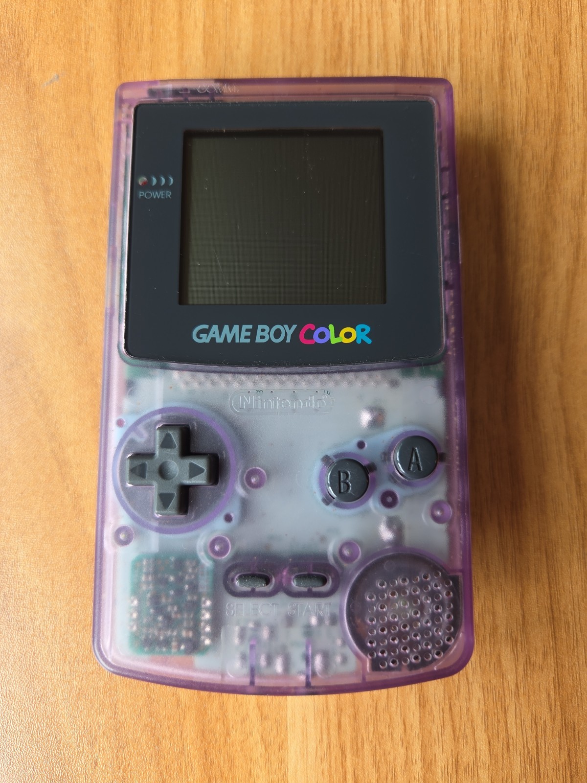 Nintendo Gameboy Color GBC Atomic Purple CGB-001 Handheld System Complete in Box