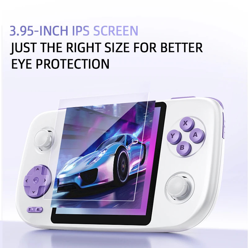 NEW GAMEMT E3 Vigor 3.95-Inch 720*720 IPS Screen Retro Handheld Game Console 8-C
