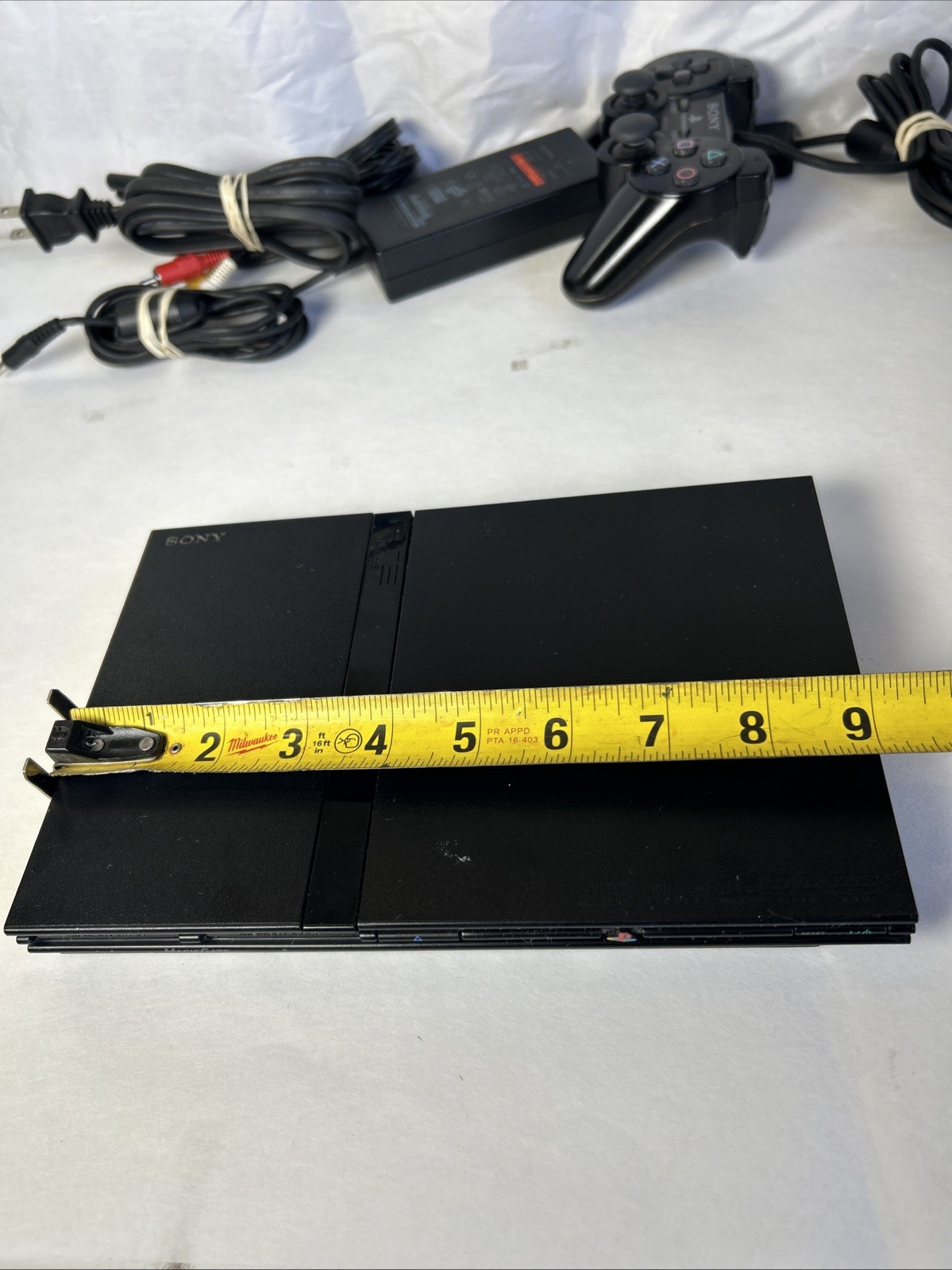 Sony playstation 2 PS2 Slim SCPH-75001 B Complete Console Bundle All OEM